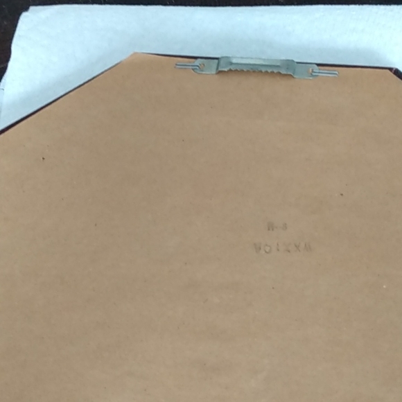 Home Interiors Octagon Mahogany gold accents mirror - Picture 14 of 15